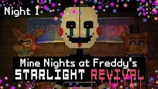 MINE Nights at Freddy's 5 - Starlight Revival - Night 1 (Minecraft FNAF Roleplay)
