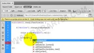 Dynamically Change Body Color Using jQuery Class 23 in Urdu