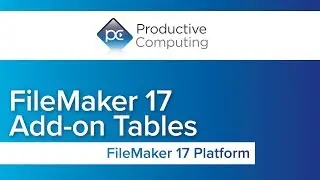 FileMaker 17 Add-On Tables