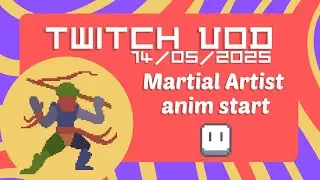 Martial Artist class new sprite - SlugDragoon Stream 14/05/2025