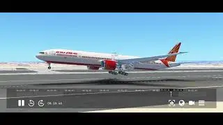 B777-300ER    B U T T E R #swiss001landing  #buttertherunway