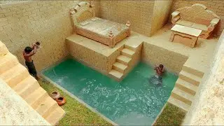 Build Cave Underground House Private Swimming Pool And Private Living Room ‎