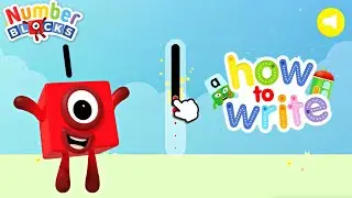 Numberblocks How to write - Meet Number 1 | Learn Simple Numbers | Fun Learning Game for Kids