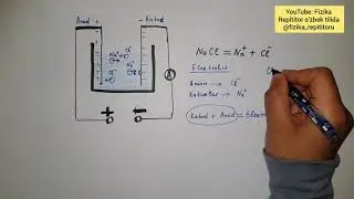 111-dars. Suyuqliklarda elektr toki. Gidroliz hodisasi