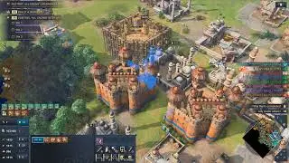 Age of Empires IV 4v4 Absurd 1969killed | 400pop Delhi Sultanate #ageofempires4 #帝国时代 #世紀帝國