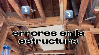 Cortaron la viga de soporte para instalar la escalera del ático, no lo hagas así