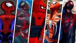 Spider-Man Deaths Evolution in Spider-Man Games