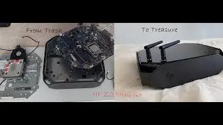 HP Z2 Mini G3 - From TRASH to TREASURE (restoration, disassembly,  upgrades)