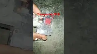 #shorts transparent MCB ###Aryan experiment idea### #MCB. #short circuit protection