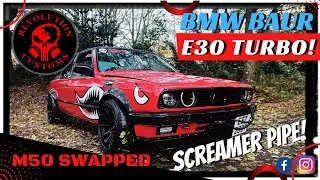 Bmw E30 M50 Turbo Baur With Screamer Pipe