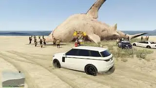 The Biggest Shark in GTA 5 History Found! Megalodon Shark Attack
