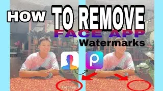 HOW TO REMOVE FACE APP WATERMARKS - full tutorial