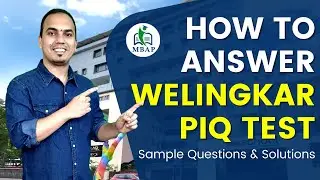 Welingkar PIQ Test. Sample Questions & Solutions. Mock PIQ Test.