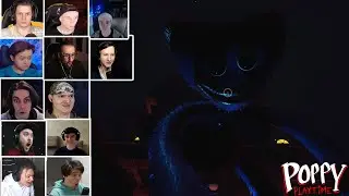 Реакция Летсплейщиков на Нападение Киси Миси в Poppy Playtime Chapter 3