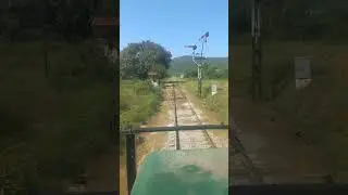 Live very beautiful and amazing view of train in lush green mountains countryside #live #shorts #yt