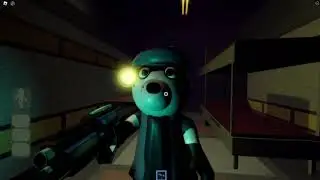 Piggy The VHS Archives but you can shoot people with a laser gun..