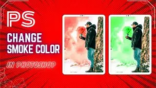 Photoshop Trick: Change Smoke Color in 2 Minutes!