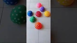 Orange Red Pink Water Balloons Pop Reverse Video Asmr