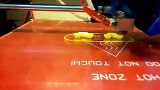 Geeetech Prusa I3 Pro B - High speed print test. 1st TEST