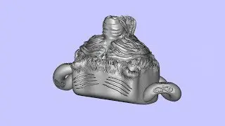 Как нанести NURBS - орнамент на Mesh объект. Rhinoceros 5. NURBS on Mesh in Rhinoceros. 