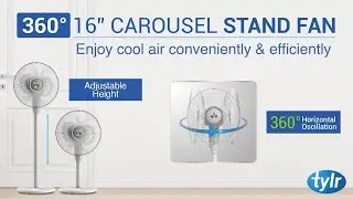 360° 16” Carousel Stand Fan