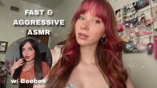 Fast & Aggressive Unpredictable ASMR Triggers w/ @beebeeasmr  
