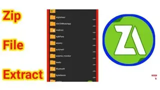 How to extract any rar file | zip file using  zarchiver ...