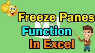 Excel Freeze Panes Function || Ms Excel Training