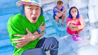 LAST TO LEAVE IGLOO WINS! (EXTREME COLD)