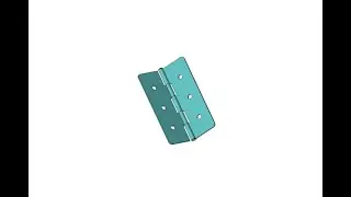 Door hinge design in solidworks #shorts