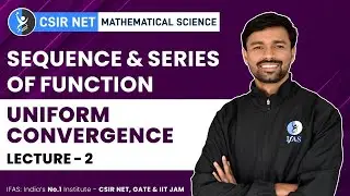 Uniform Convergence Real Analysis  CSIR NET Mathematics 2023 Exam |