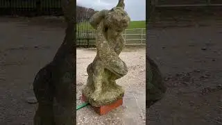 Reconstituted Stone Boy With Fish Garden Water Feature UKAA