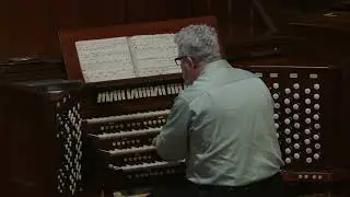 POSTLUDE Toccata in D minor by J  S  Bach; FUMC Houston, 10/27/2024