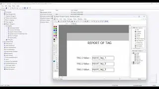 Siemens WinCC SCADA Report | Print Job | Configuration in Report Designer Step-by-Step Tutorial