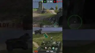Хитрый Т-62А обманул FV215b 183 Бабаху и выиграл бой #shortsblitz #wotblitz #wot