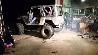 Jeep burnout