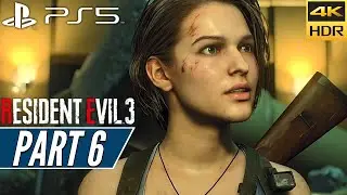 RESIDENT EVIL 3 REMAKE (PS5) Walkthrough Gameplay PART 6 [4K 60FPS HDR] - No Commentary