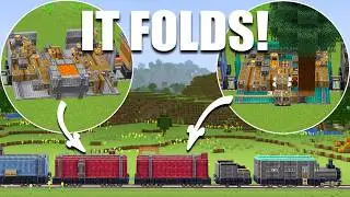 This train TRANSFORMS into a survival base!