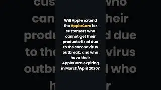 Will Apple extend the AppleCare for customers who cannot get their products fixed due to the