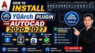 AutoCAD 2023 | How to Install YQArch v6.7.4