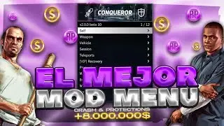 Mejor MOD Menu De Pago Protecciones & Recovery GTA 5 ONLINE 1.52/PC (UNDETECTED)