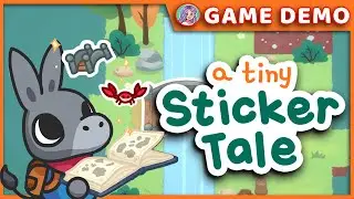 Turn anything into a sticker in this cozy game! 👏 | A Tiny Sticker Tale | Steam Next Fest 2023