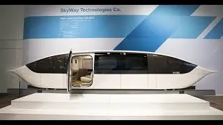 High speed SkyWay vehicle on the Innotrans 2018