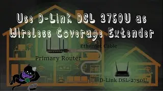 Set D-Link DSL 2750U as Internet coverage extender | Setting DHCP Relay to extend Internet coverage