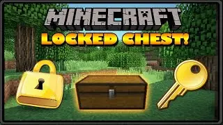 ✔How to Lock Chests in Minecraft (SECURITY CHEST with KEY!) (Easy & Simple!) /w Abid1702