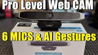 CoolPo AI Mini Web Cam.  Ultimate Conference Room