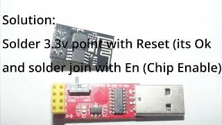 FIX CH340 USB to ESP8266 Serial ESP 01