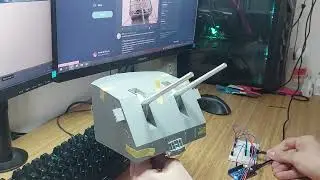Arduino and Takom 1/35 Mk. 38 Twin gun mount make a good combo