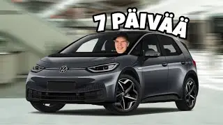 Istun viikon autossa kauppakeskuksessa!