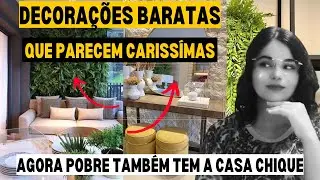 Como Decorar sua casa com itens baratos que parecem caros 😱😮